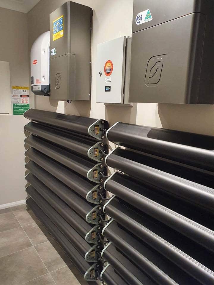 Zenaji Aeon batteries installed with inverters